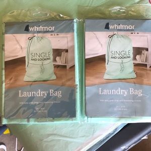 Single and Looking laundry bags